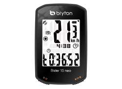 Bryton Rider 15 Neo E Cykelcomputere - Sort