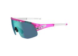Tifosi Sledge Lite Cykelbriller Bl&aring; - Hvid/Pink