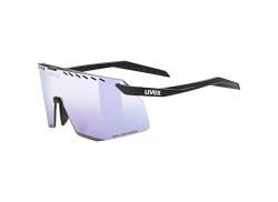 Uvex Hastighed Stage CV Cykelbriller Mirror S&oslash;lv - Matt Sort
