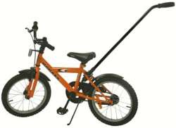 Atran Skubbestang For. Trehjulet Cykel/B&oslash;rnecykel Aftagelig Sort
