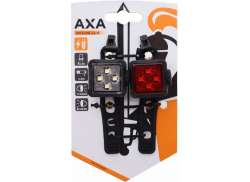 Axa Niteline 44-R Lyss&aelig;t LED USB Opladelig - Sort