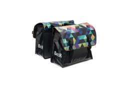 Beck Dobbelt Cykeltaske Classic 46L - Colored Triangles