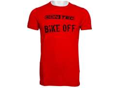 Contec Bike Off T-Shirt Ss R&oslash;d/Sort