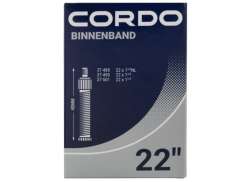 Cordo Indre Slange 22 x 1 3/8 NL - 1 3/8&quot; 40mm Dv - Sort