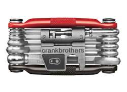 Crankbrothers Multi-V&aelig;rkt&oslash;j 17-Dele - Sort/R&oslash;d