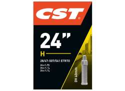 CST Indre Slange 24x1.75/2.125-1 3/8 Dunlop Ventil 40mm