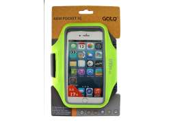 Gato Arm Pocket XL Telefon Armb&aring;nd - Neon Gul