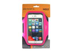 Gato Arm Pocket XL Telefon Armb&aring;nd - Varm Pink