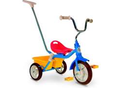 Ital Trike Trehjulet Cykel 10 Tomme - Bl&aring;/R&oslash;d/Gul