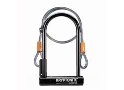 Kryptonite U-L&aring;s + Kabel Keeper 12STD 120cm - Sort
