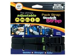 Nederdel Pack Rem Stretch Sp&aelig;ndeb&aring;nd 16 x 1060mm - Sort