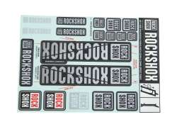 Rockshox Etiket S&aelig;t For. &Oslash;30/32mm Forgaffel - Gr&aring;