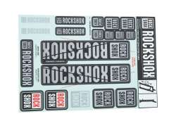 Rockshox Etiket S&aelig;t For. &Oslash;35mm Forgaffel - Gr&aring;