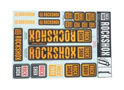 Rockshox Etiket S&aelig;t For. &Oslash;35mm Forgaffel - Orange