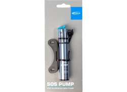 Schwalbe SOS Mini Pumpe 6 Stang Dv/FV/AV - S&oslash;lv
