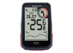 Sigma Rox 4.0 GPS Cykel Navigering HR/Tr&aelig;dfrekvens - Sort