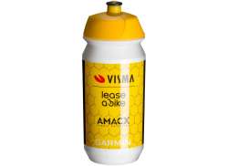 Tacx Drikkeflaske Shiva Bio Team 2024 Visma - Gul/Hvid 500ml