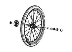 Thule Chariot Hjul For CX Fra 2013