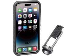 Topeak RideCase Telefon Bekl&aelig;de iPhone 14 Pro Max Inkl. Bef&aelig;stning Sort