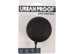 Urban Proof Ting Dong Ringklokke 65mm - Sort/Gr&aring;