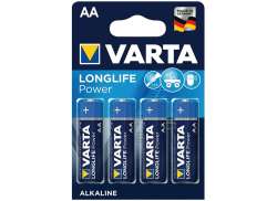 Varta R6 AA Batterier 1.5H Alkaline - Bl&aring; (4)
