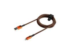 Xtorm USB A -&gt; Lightning Kabel 1.5M - Sort/Orange