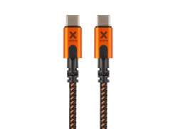 Xtorm USB C Kabel 1.5M - Sort/Orange